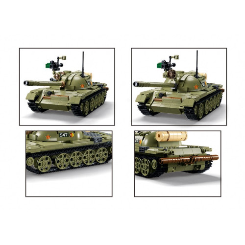 Sluban Model Medium Tank (MBT) 3 in 1  M38-B1135