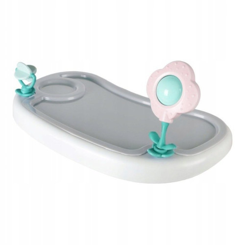 Eco toys Jedálenská stolička - Ružový medvedík