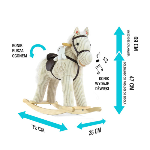 Hojdací koník Pony Luna – Milly Mally