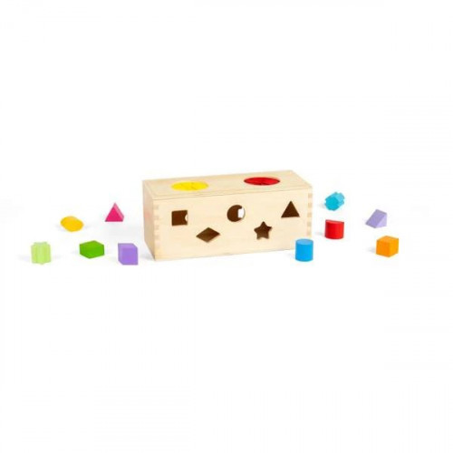 Bigjigs Toys Vkladanie a triedenie Tajomná krabička