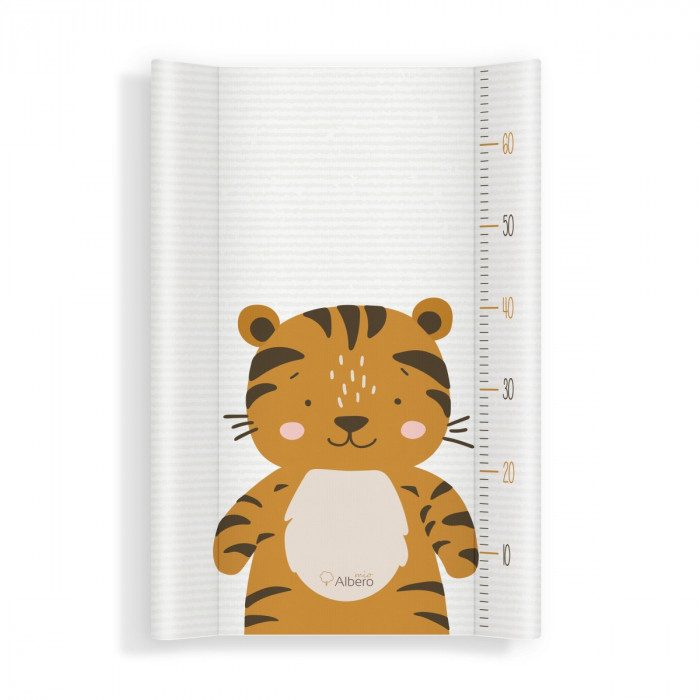 Prebaľovacia podložka na postieľku, tvrdá, 70×47 cm, Tiger