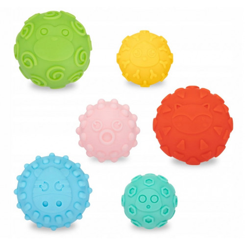 Canpol babies Senzorické loptičky 6 ks farebné