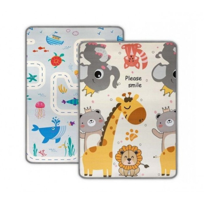 Milly Mally Penový koberec 180x120 cm Kinder Sea and Africa