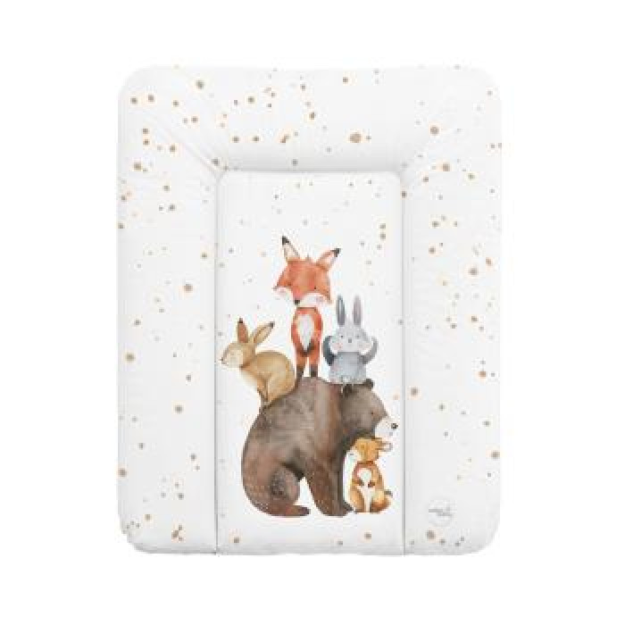 Mäkká prebaľovacia podložka 50×70 cm Basic – na komodu pre bábätko - Animals