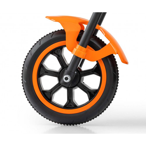Detská motokára RIDER – šliapací gokart, 3+, nosnosť 30 kg - oranž