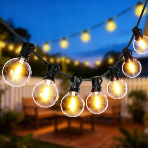 Záhradná svetelná girlanda LED reťaz 25x LED 15 m 9 režimov 9 W