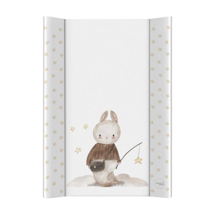 Prebaľovacia podložka Basic, tvrdá, 70x50cm - Bunny star