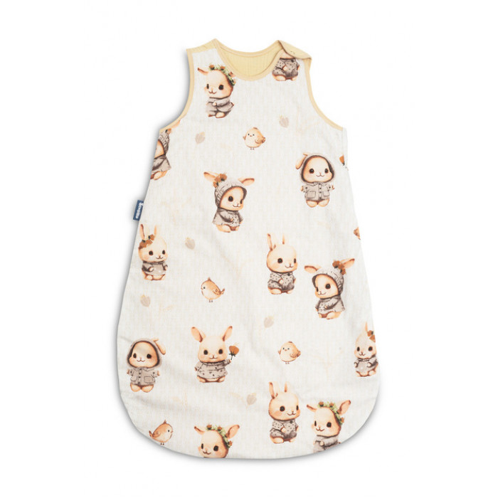 Spací pytel mušelín, bavlna, Bunny, 80x50cm, M - béžový