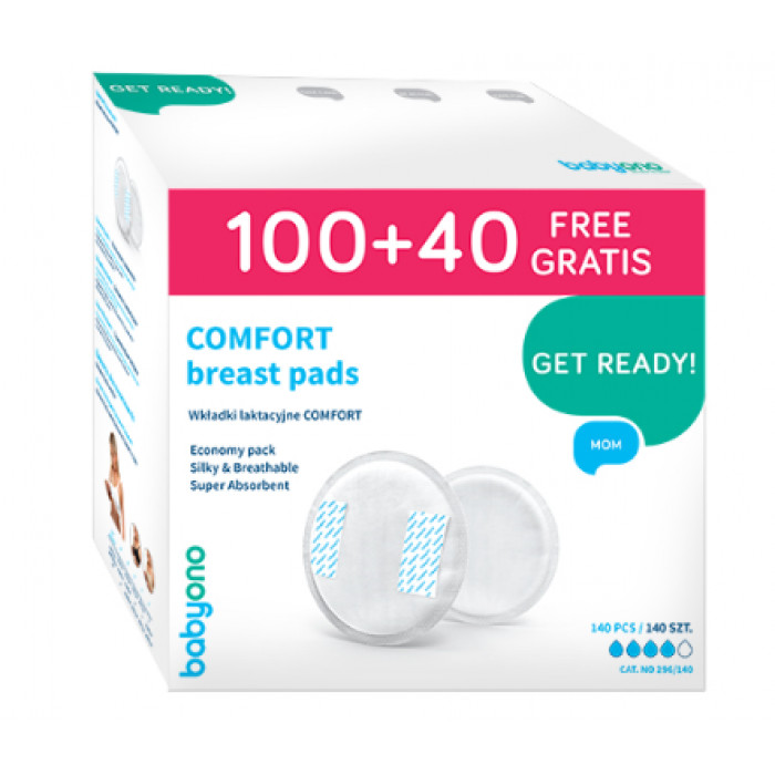 Vložky do podprsenky Comfort 100+40 ks