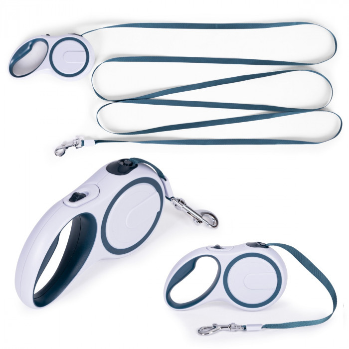 Samonavíjacie vodítko pre psa a mačku, 3 m, do 15 kg