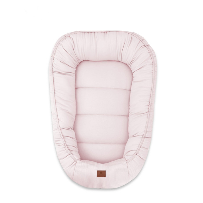 Kokon pre novorodencov MimiNu Soft 75×55 cm – 100% bavlna, 0–6 mesiacov - ružový