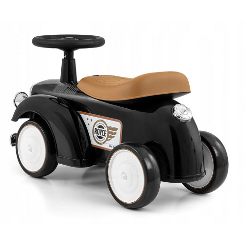 Jazdítko, odrážadlo retro Royce Milly Mally, black