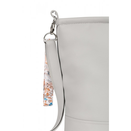 Štýlová taška pre mamičky z ekokože - šedá