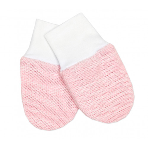 Pletená sada oblečenia pre bábätko, Star 5D - ružová,veľ. 68