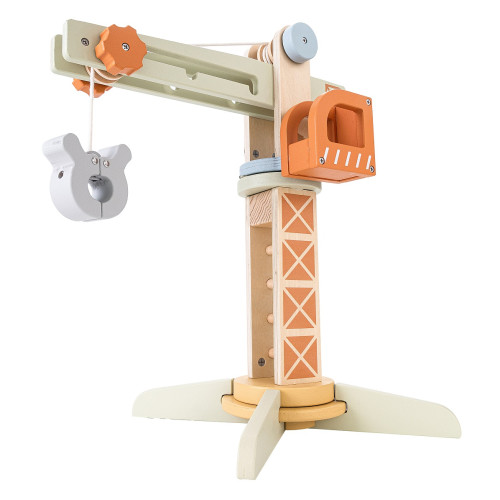 2Kids Toys Drevený žeriav s príslušenstvom