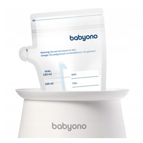 Vrecká na uskladnenie potravy BabyOno, 180 ml - 30ks