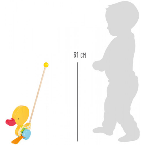 small foot Ťahacie hračky kolísava kačica Tine