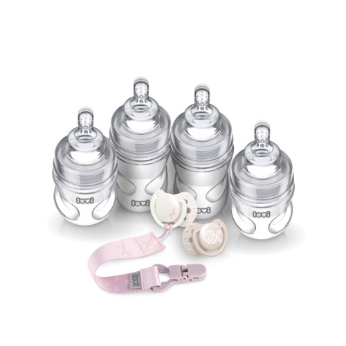 LOVI Baby Shower Girl Sada pre novorodenca 0m+ | Fľaštičky, cumlíky a výbavička pre bábätk