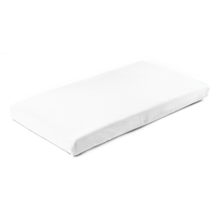 Jerseyová plachta Sensillo Klasik 120×60 cm - biele