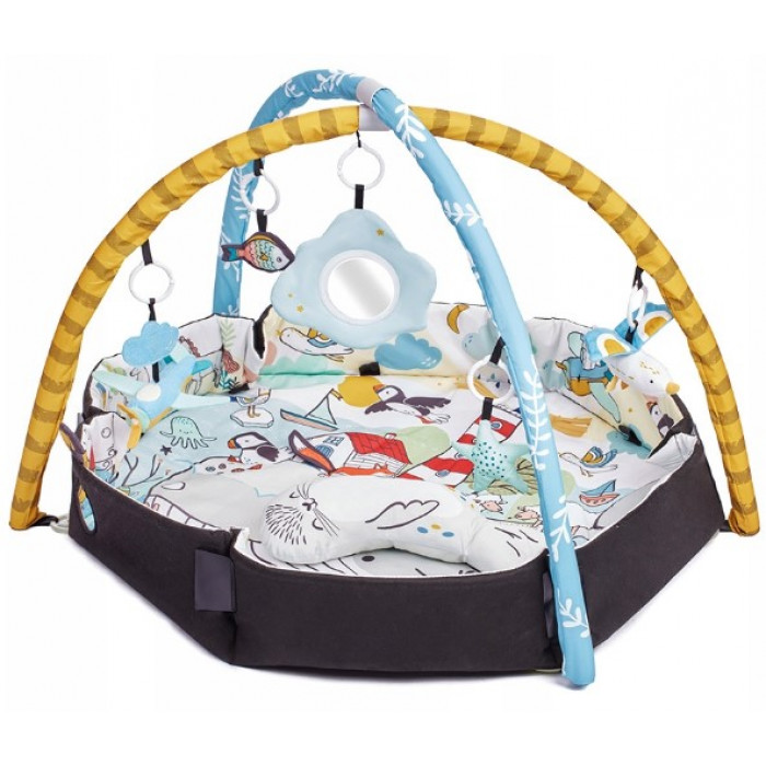Kinderkraft Vzdelávacia hracia podložka s loptičkami, Smartplay Sea