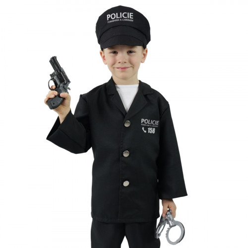 Detský kostým policajt s čiapkou - slovenská potlač (S) e-obal