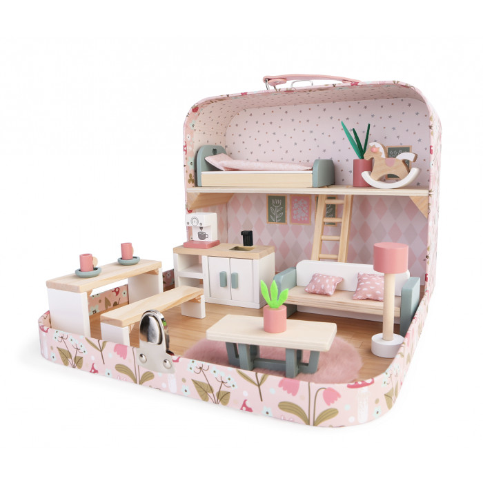 2Kids Toys Domček pre bábiky v kufríku Kuchyňa