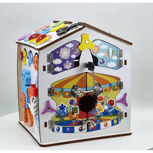 2Kids Toys Activity board Domček biely