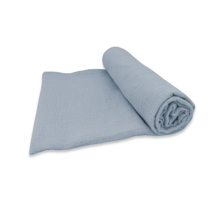 Mušelínová plienka 120×120 cm – bavlna, dvojitá gáza, jeans