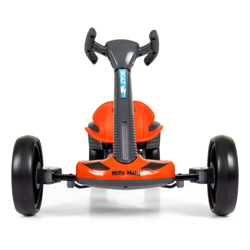 Elektrický gokart BOLT, detská motokára s diaľkovým ovládaním, LED, Bluetooth, červené