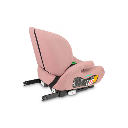 Podsedák, autosedačka Irbis i-Size 125–150 cm s ISOFIX – ruzová