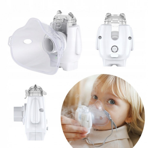 Ultrazvukový inhalátor, nebulizátor – tichý inhalátor pre deti aj dospelých USB-C