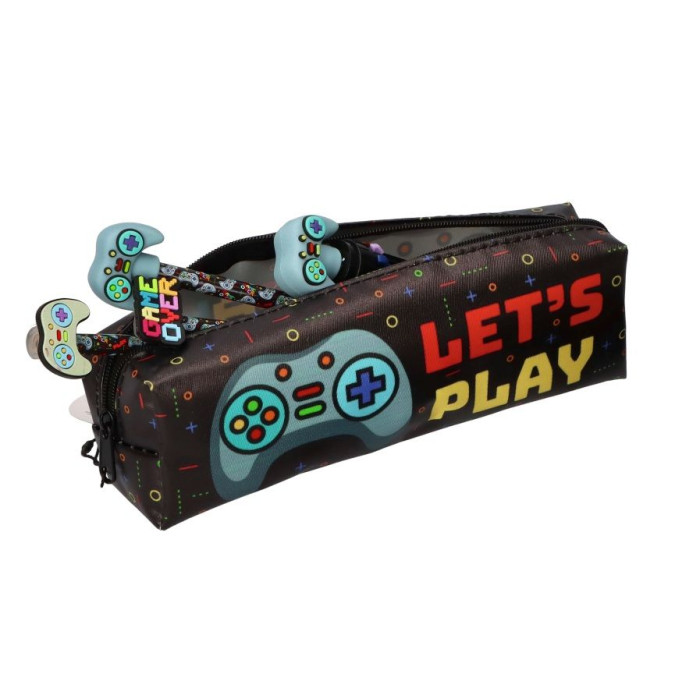 Jednokomorové puzdro Let's Play, 19×6×5 cm
