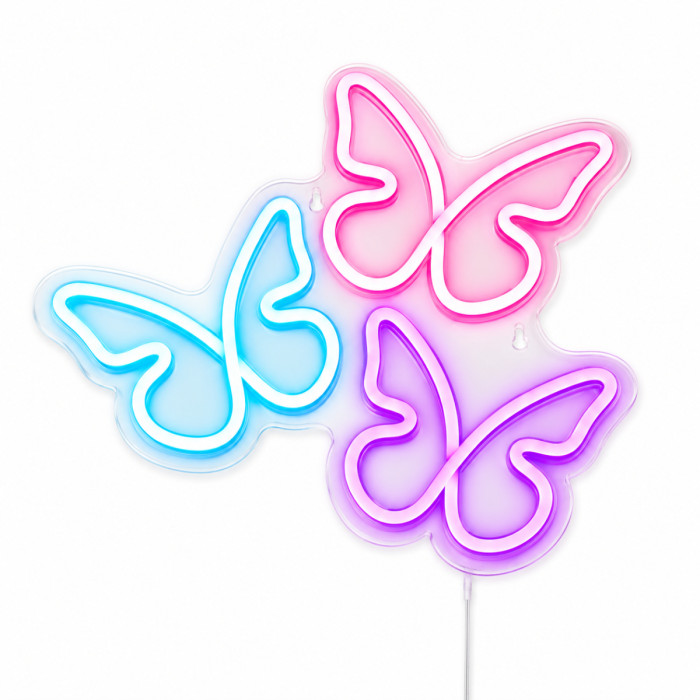 2Kids Toys LED NEON LIGHT lampička Motýle