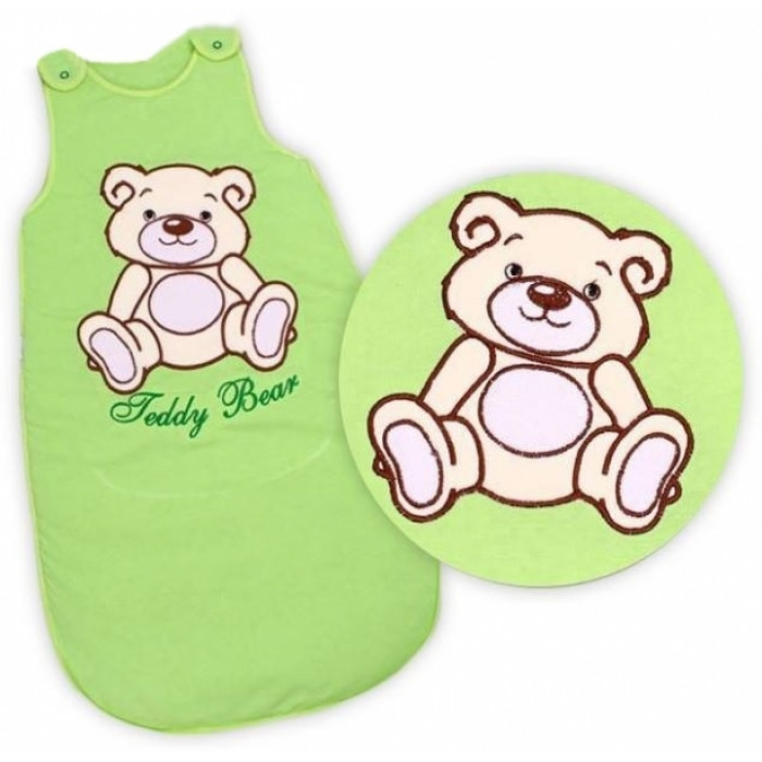 Spací vak Medvedík Teddy Baby Nellys - sv. zelený vel. 1 Spací vak Medvedík Teddy Baby Nellys - sv. zelený vel. 1