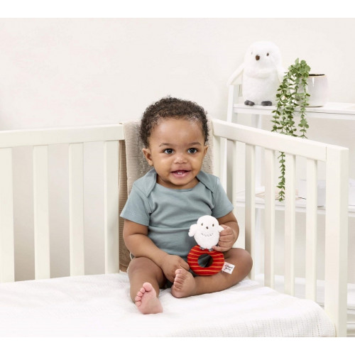 Harry Potter Plyšová hrkálka Sova Hedwiga