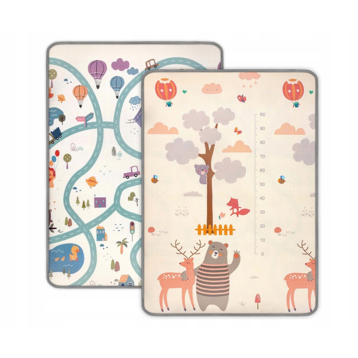 Obojstranná penová podložka 178x120 Kinder Animals