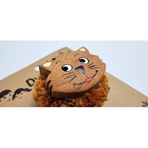 2Kids Toys Drevená magnetka veľká brmbolec Mačka