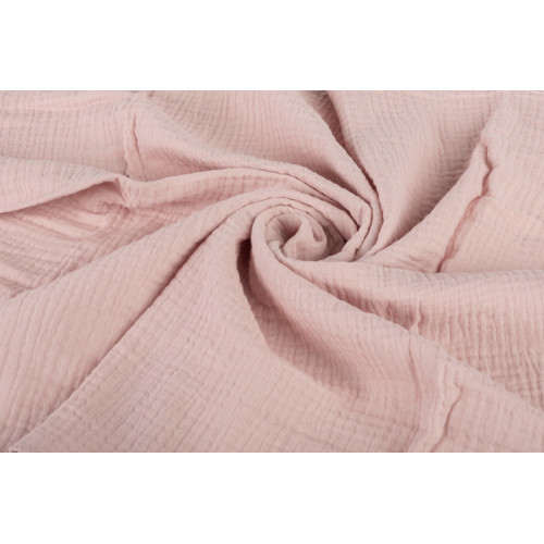 Mušelínové plienky krešované 60×75 cm Teddy Pink – sada 2 ks
