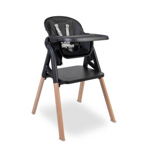 Jedálenská stolička Smartee Black 3v1