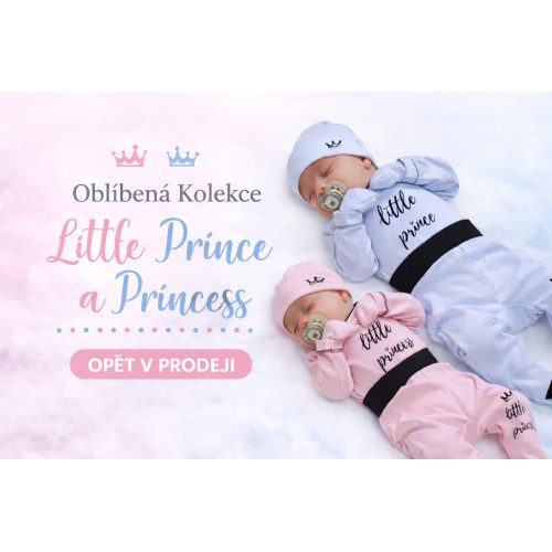 Súpravička do pôrodnice Princess - ružový