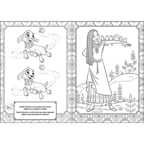 Omaľovánka A4 ŽELANIE