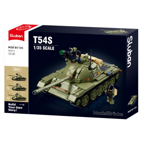 Sluban Model Medium Tank (MBT) 3 in 1  M38-B1135