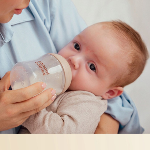 Natural Shape antikoliková fľaša 330 ml, 6m+, silikónový cumlík, DuoFlex, bez BPA