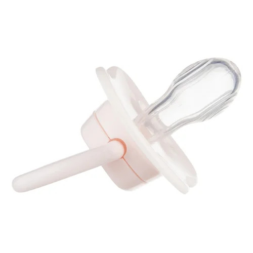 Canpol Babies Cumlík silikónový symetrický 0–6m Newborn Baby – ružový