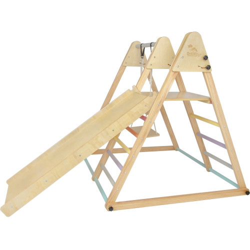 2Kids Toys Drevená hracia zostava so šmýkačkou