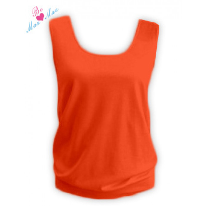 Be MaaMaa Top LADA - oranžový, veľ. S/M