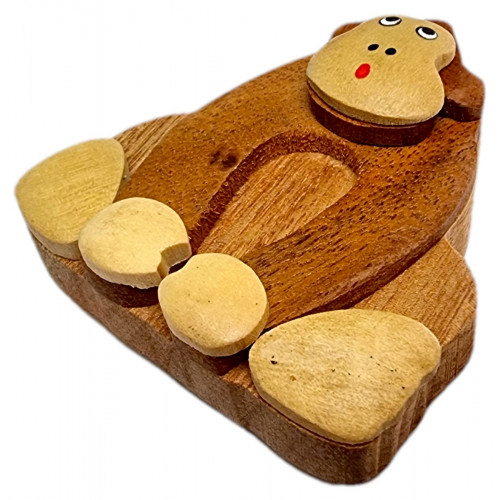 2Kids Toys Drevená magnetka veľká Opica hnedá