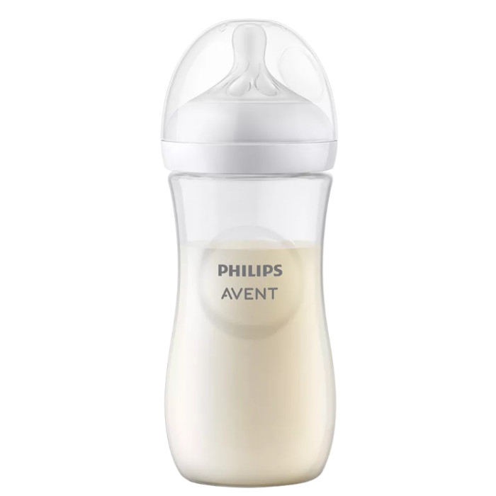 Dojčenská fľaša Natural Avent, Response, 330 ml, transparentná