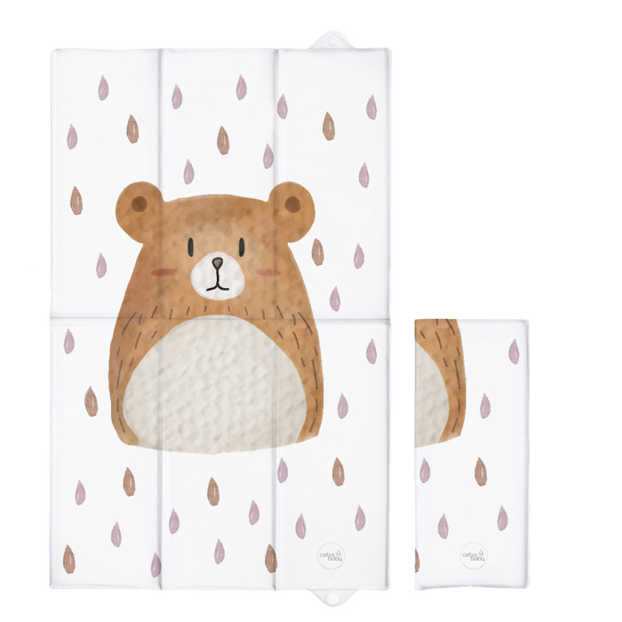 Prebaľovacia podložka cestovná (80x50) Basic - Bear Baby