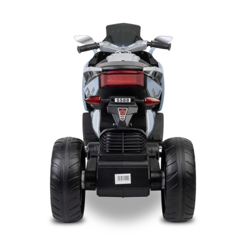 Elektrická trojkolka pre deti TOYZ – 2 motory, LED, USB, modrá